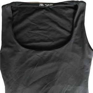 ZARA -Women’s Square neck Tank Top in Black